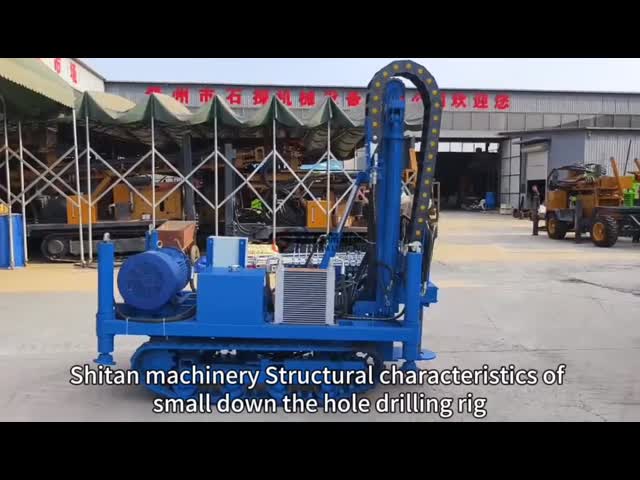 Customized Depth Crawler Mounted Drill Rig Drilling Diameter 50mm-100mm