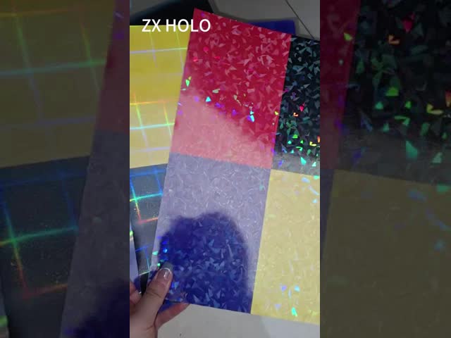 Holographic Thermal Lamination Film Good Holographic Effect For Packaging Printing