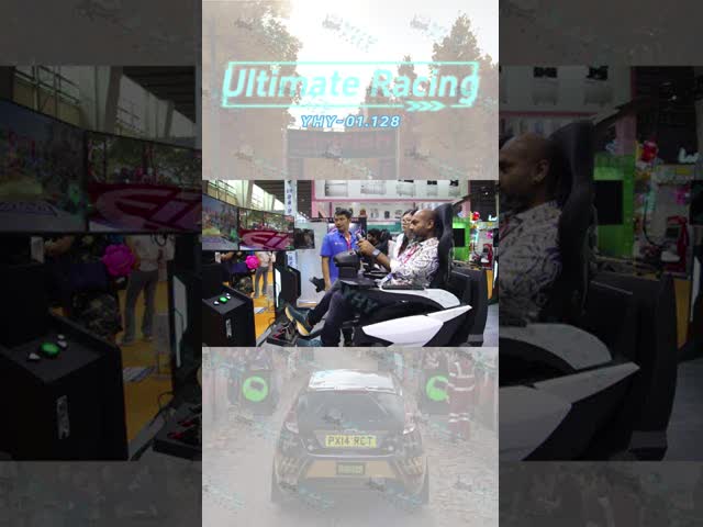 屋内スポーツレーシングモーションシートシミュレーターアミューズメントゲームカーレーシングシミュレーター