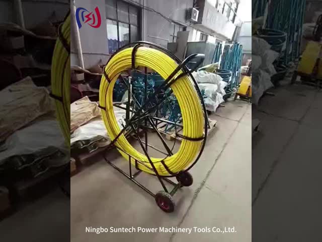 Underground Fiber Optic Cable Fiberglass Duct Wire Rod Fish Tape For Cable Pulling