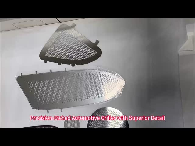 フォトエッチングによるカスタムメタルカースピーカーグリル