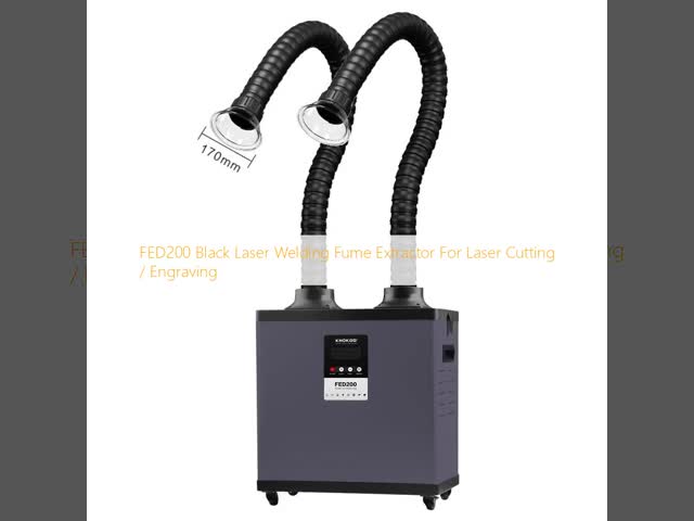 FED200 レーザー切削/彫刻のためのブラックレーザー溶接煙抽出機