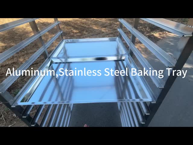 オーブン用アルミステンレス製ベーキングトレイ 400x600mm