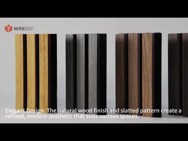 エコフレンドリーな音響木製スラットパネル 音吸収 2400mm E0グレード