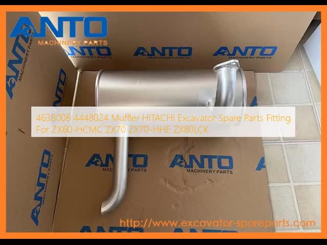 4638006 4448024 Muffler HITACHI Excavator Spare Parts For ZX60-HCMC ZX70 ZX70-HHE ZX80LCK