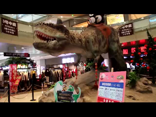 子供のための遊園地 リアルアニメーション ダイナソア 生体サイズ ディノシミュレーション