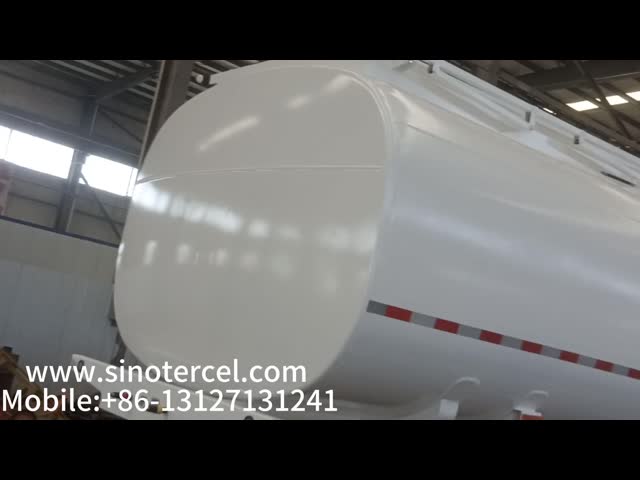 35CBM 3 Axle Fuel Tank Semi Trailer with ABS Option