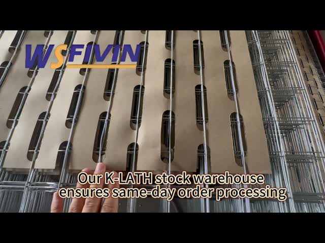 Durable Galvanized Welded Paper Backed Metal Lath With Kraft Paper