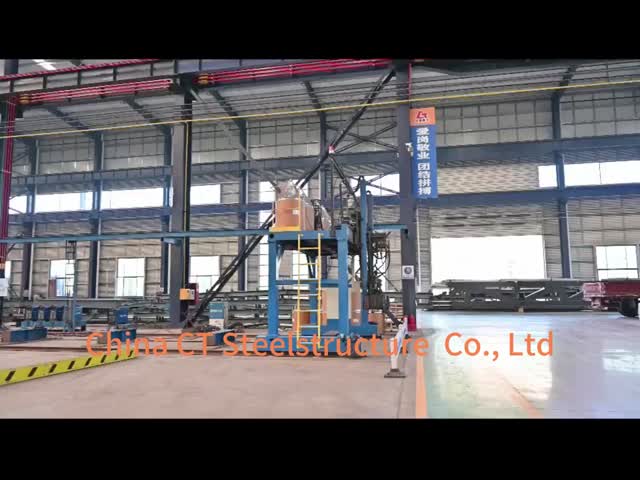 Customized steel structure metal frame factory building design scheme