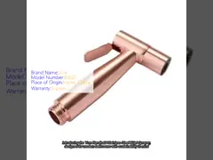 Handheld Stainless Steel Bidet Sprayer Sustainable Design Style For Modern Bathrooms