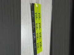 China Wholesale Custom Fabric Woven Wristbands With Logo Pattern Barcode Soft Polyester Wristband supplier