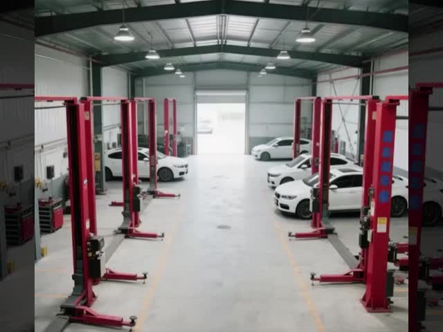 自動車サービス用大規模カスタムプレハブ鋼倉庫