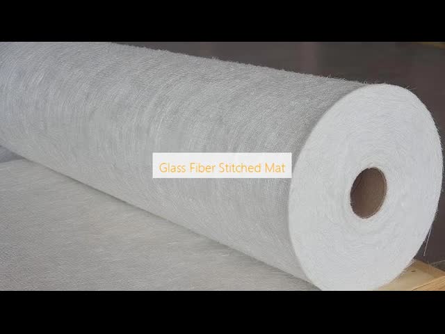 Non Woven Fiberglass Chopped Strand Mat Eco Friendly High Strength Glass Fiber Stitched Mat