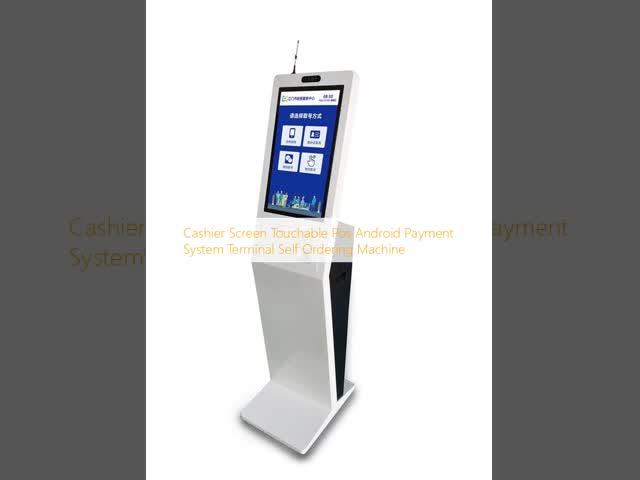 Máquina pedindo do auto terminal do sistema de pagamento de Screen Touchable Pos Android do caixa