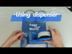 Easy Tear BOPP Stationery Tape  BSCI Certified Super Clear Gift Wrapping