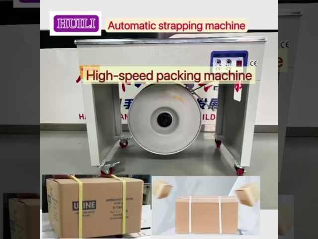 Semi Auto Box Strapping Machine Single Phase 200V Carton Strapping Machine