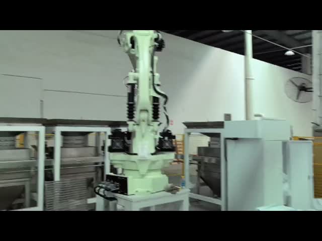 Intelligent Robot Automatic Discharging Station For PE Bags And Kraft Paper Bags