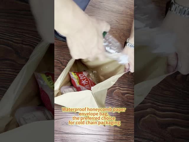 Three Dimensional Insulation Honeycomb Kraft Paper Envelope Bag