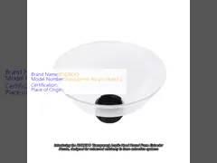 Noz de extractor de humos redondo con capucha de acrílico transparente Certificación CE video