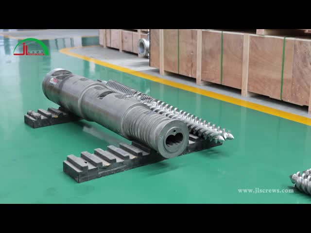 Conical Twin Screw Barrel with 500-10000mm Screw Length 0.5-0.8mm Nitriding Depth and 8000mm Max Length for Plastic Extrusion