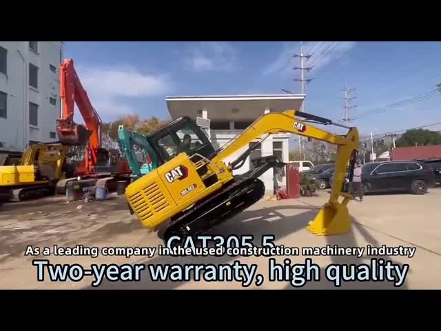 精度と燃料省エネ 材料処理用の使用猫掘削機305.5E