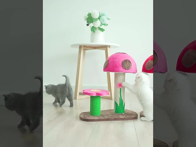 Eco Friendly Cat Scratch Pad L Shape Durable Corrugated Cat Scratcher For Large Cats