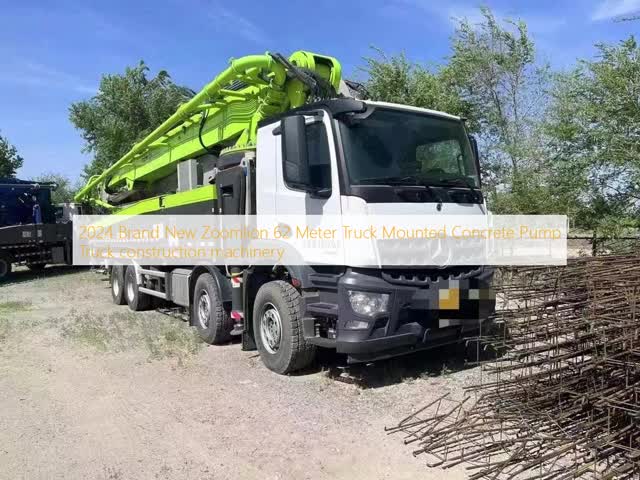2023 Zoomlion ZLJ5440THBBE 62m Concrete Pump Truck Brand New video