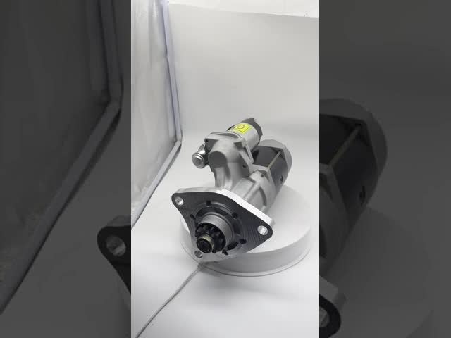 EexcavaStart Yanmar 6LAAE Excavator Starter Motor 24V 11T OEM 148616-77012 video