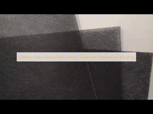 Chemical Resistant Carbon Fiber Tissue Veil Carbon Fiber Surface Mat For Automotive