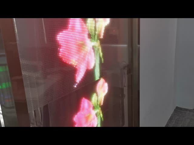 SMD2121 P10 5000CD DC5V Transparent Display Screen For Building Glass Facade