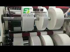 China Cast Coated Sticker Paper Roll HM0133 with white glassine liner supplier