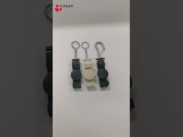 Cable Installation Kits S Type Cable Tension Clamp With Open Hook For 2*5mm Cable