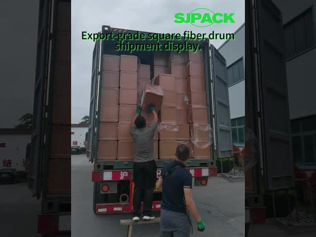 UN-Certified Square Fiber Drums: Ideal For Hazardous Goods Transportation & Custom UN Printing