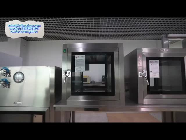 Hepa Filter SUS304 Static Cleanroom Pass Box With 2 Years Warranty