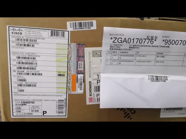 C9200-48P-E  Cisco Switch Catalyst 9200  48-Port PoE+ Data Switch Network Essentials