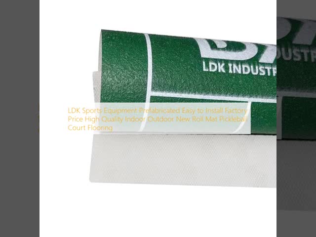 Commercial-Grade Pickleball Flooring 12 Color Options PVC Flooring Heavy-Duty Pickleball Court Flooring