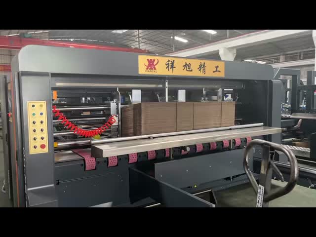 波紋紙のための自動フォルダー粘着機