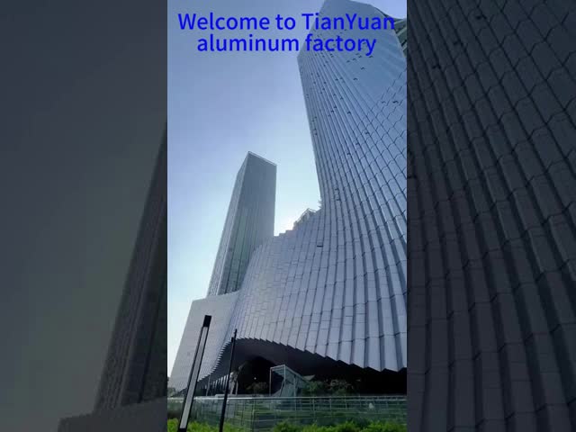 Office Building Aluminum Curtain Wall Metal Perforated Aluminium Plate Sound Insulation