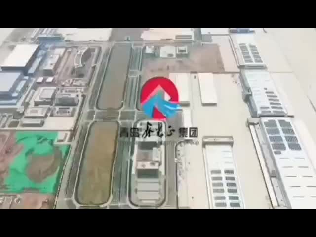 現代の鉄鋼構造物 鉄鋼工業倉庫の建設