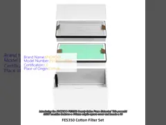 美容室の煙抽出機 レーザー煙フィルター 410mm アクリルスクエアカバー video