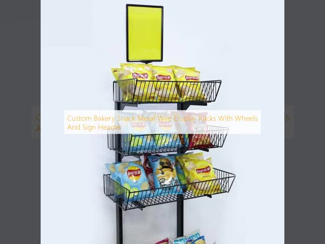 Bakery Snack Wire Storage Racks Metal Wire Shelving With Wheels Aluminum Iron
