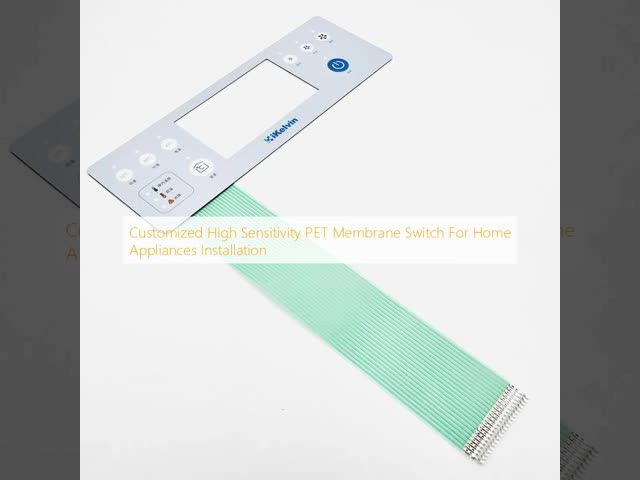 家電の設置のためのカスタマイズされた高感度PET膜スイッチ
