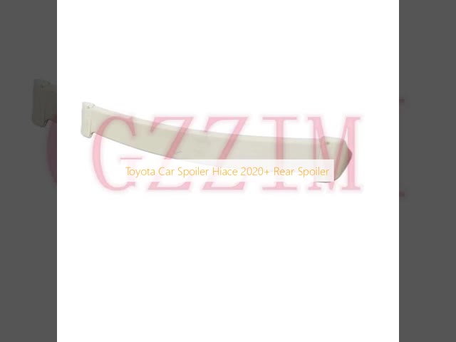 Toyota Car Spoiler Hiace 2020+ Rear Spoiler in White or Black