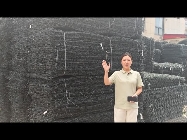 PVC Coated Gabion Box Hexagonal Wire Mesh for Retaining Walls