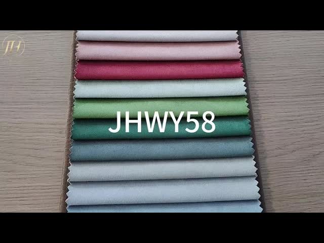 Velvety Soft Suede Fabric Easy Care Polyester For Sofas Beds In Stock Now