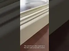 Powder Painting Construction Aluminum Profile Customized Sections