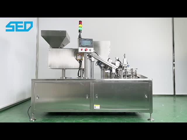 沸騰性のタブレットのパッキングのための横のタイプ プラスチック管のびん詰めにする機械