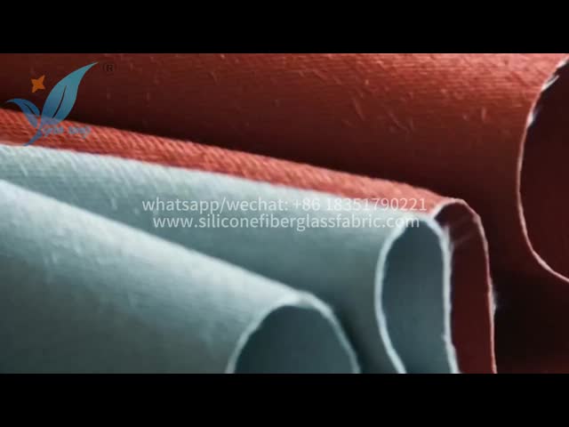 Aging Resistant Silicone Fiberglass Fabric Subway Fireproof Barrier Material