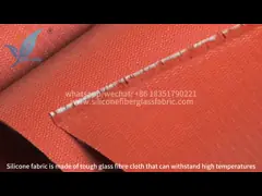 Aging Resistant Silicone Fiberglass Fabric Subway Fireproof Barrier Material