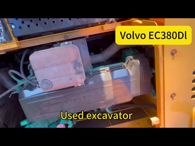 旧用 良好状態の掘削機 VOLVO EC380DL オリジナルパッケージで輸入された旧用掘削機